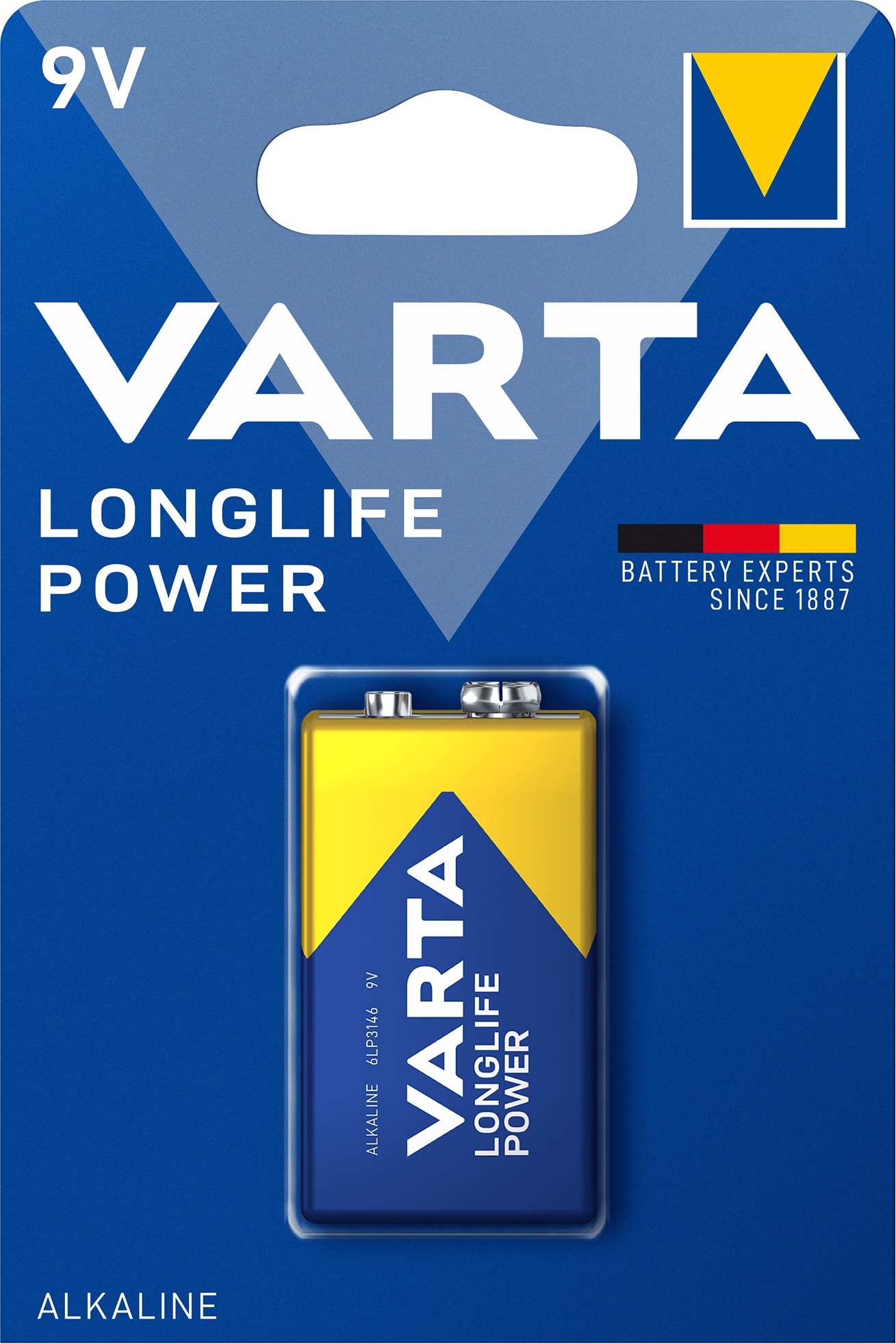 Varta Longlife Power 9V-batteri (1-pak) thumbnail