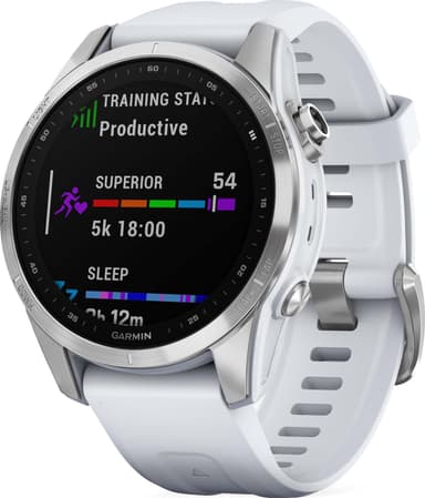 Garmin Fenix 7S smartur, 42mm (hvid)