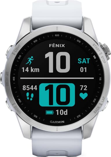 Garmin Fenix 7S smartur, 42mm (hvid)