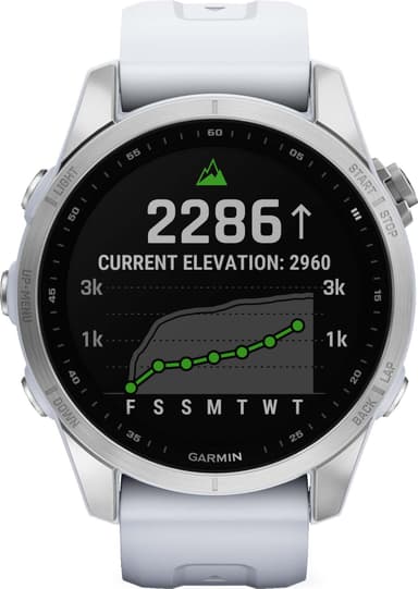 Garmin Fenix 7S smartur, 42mm (hvid)
