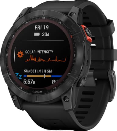 Garmin Fenix 7X Solar smartur, 51mm (sort)
