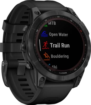 Garmin Fenix 7 Solar smartur, 47mm (sort)