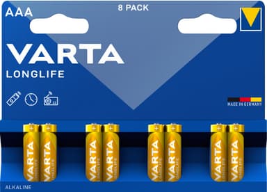 Varta Longlife AAA-batterier (4-pak)