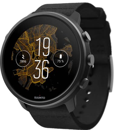 Suunto 7 titaniumsmultisportsur, 50 mm (matte black)