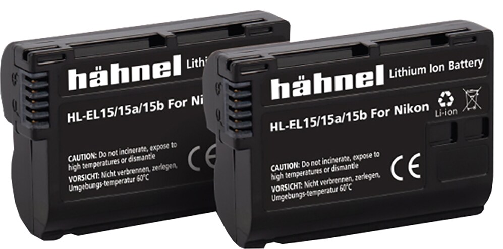 Hähnel Nikon HL-EL15HP digitalkamerabatteri - pakke med 2
