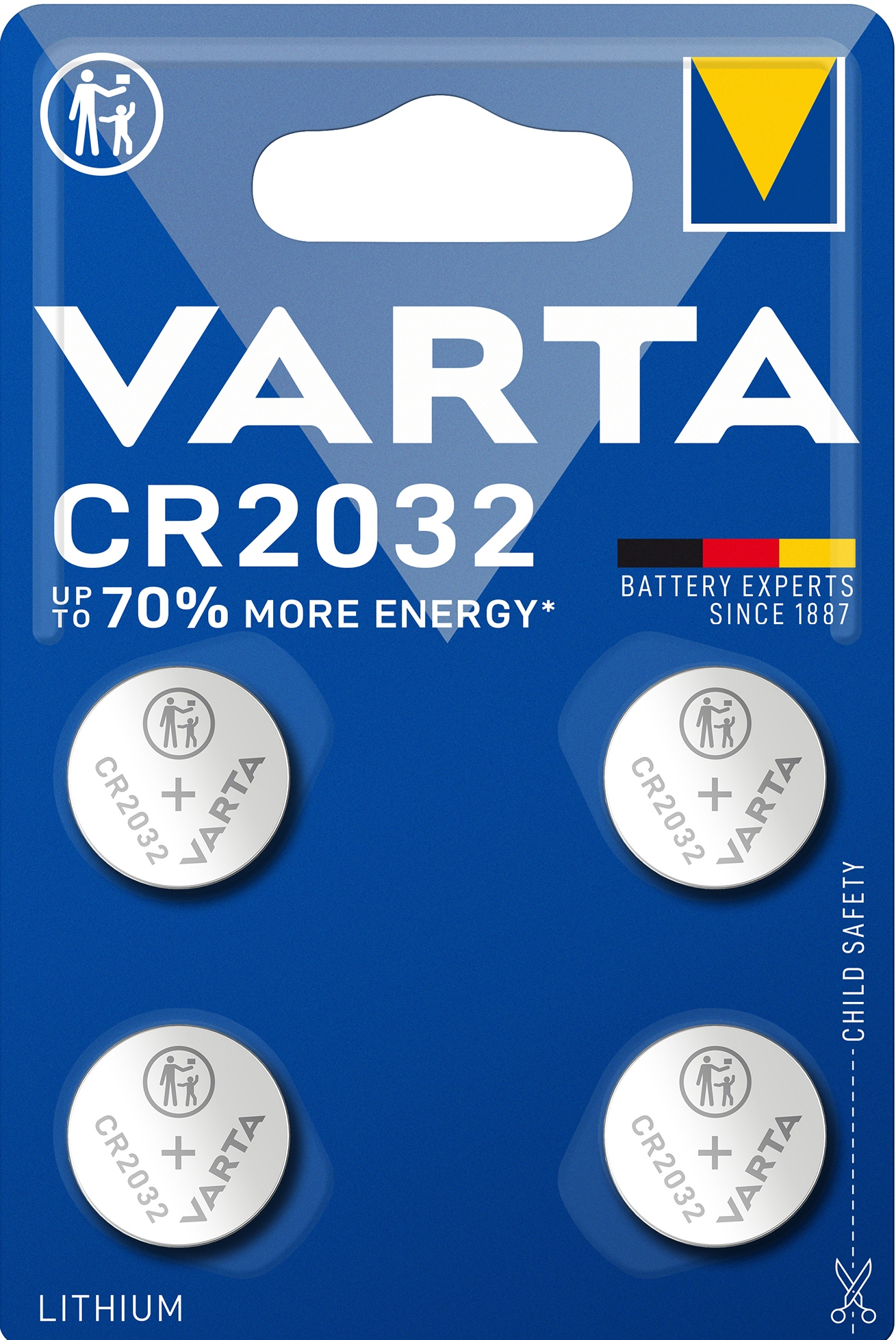 Varta CR 2032-batteri (4 stk) thumbnail