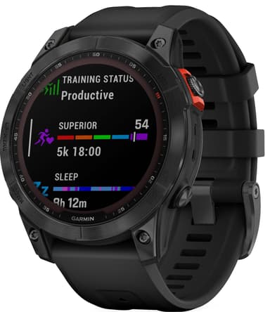 Garmin Fenix 7 Solar smartur, 47mm (sort)