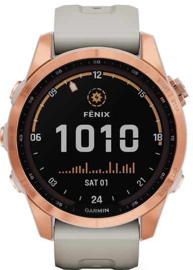 Generelt sagt Walter Cunningham Fortov Garmin Fenix 7S Solar smartur, 42mm (sand) | Elgiganten