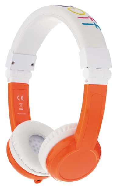 BuddyPhones Explore on-ear hovedtelefoner (orange)