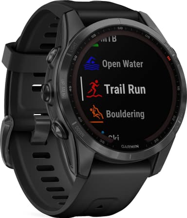 Garmin Fenix 7S Solar smartur 42mm (sort)