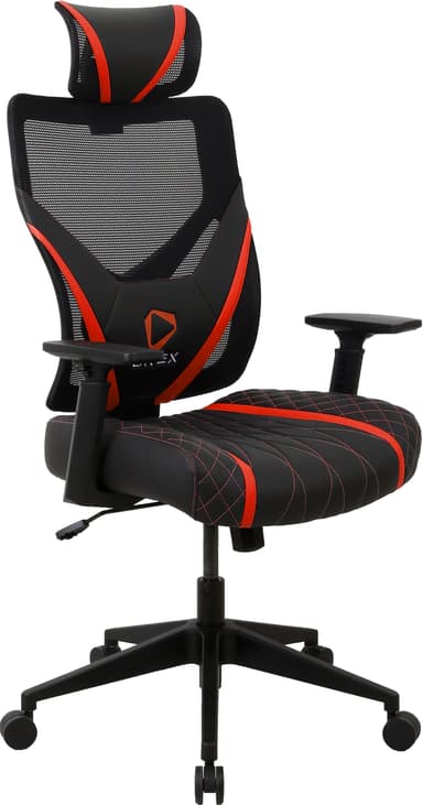 Onex GE300 gaming stol (Sort/Rød)