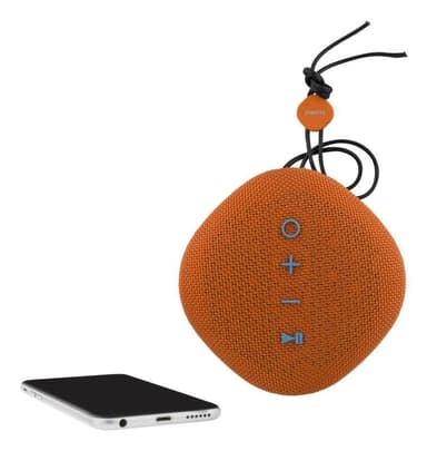 STREETZ water resistant Bluetooth speaker, TWS, BT 4.2, 1x6W, orange
