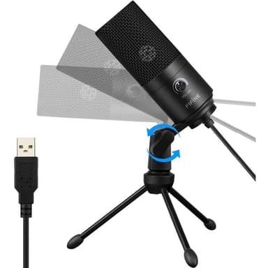 Fifine K669B desktop USB kondensatormikrofon 1.5m kabel