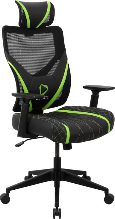 Onex GE300 gaming stol (Sort/Grøn)