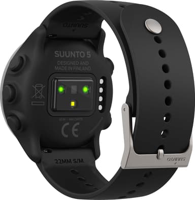 Suunto 5 Peak multisportsur, 43 mm  (sort)