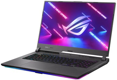 ASUS ROG Strix G17 G713 R7/16/1024/3070Ti 17.3" bærbar gaming computer