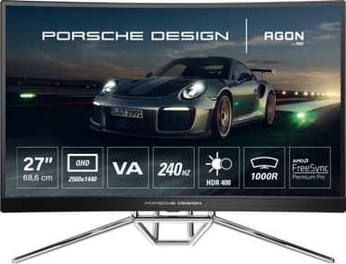 AOC Agon PD27 Porsche Design 27″ buet gaming skærm