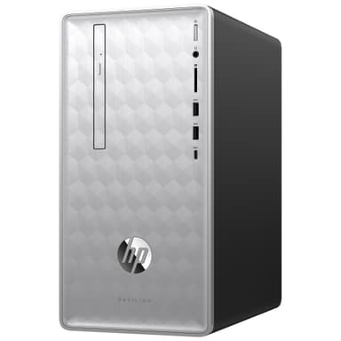 HP Pavilion 590-p0805no stationær computer (sølv) HP Pavilion 590-p0805no stationær computer (sølv)