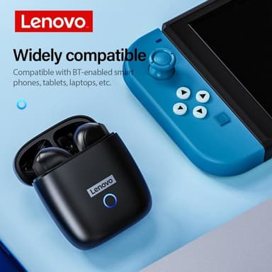 LENOVO LP50 Bluetooth-hovedtelefon BT5.0 ENC støjreduktion HiFi hvid