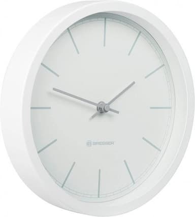 vægur MyTime DCF 25 cm rustfrit stål hvid/grå