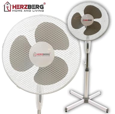 Herzberg HG-8018: Gulvventilator stativ