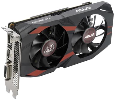 Asus Cerberus GeForce GTX 1050 Ti OC grafikkort 4G