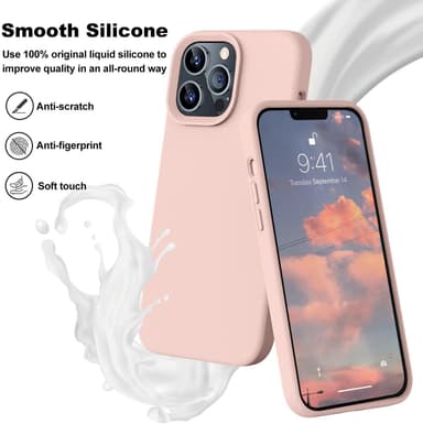 iPhone 13 Pro Case Silikone Pink