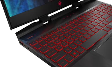 HP Omen 15-dc0805no 15,6" bærbar gaming computer (sort)