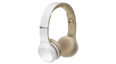 Pioneer SE-MJ771BT - Trådløse hovedtelefoner, Brun/hvid