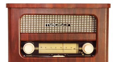 Vintage radio m. Bluetooth og FM