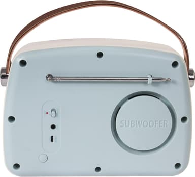 Madison retro radio m. Bluetooth, lyseblå