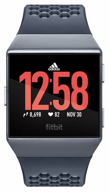 Fitbit Ionic: Adidas Ed. smartwatch (ink blue/sølv)