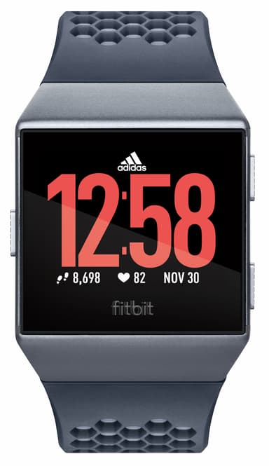Fitbit Ionic: Adidas Ed. smartwatch (ink blue/sølv)