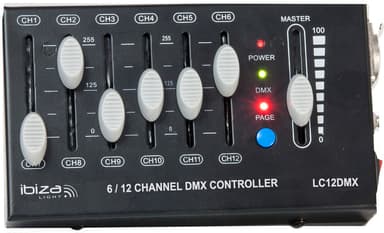 IBIZA 12 kanals dmx kontrol
