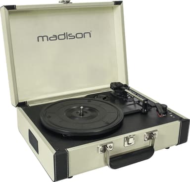 Madison Vintage Pladespiller m. Bluetooth (Cream)