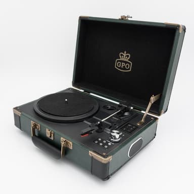GPO AMBASSADOR USB pladespiller Sort/grøn