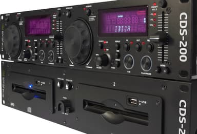 Ibiza Dobbelt cd-afspiller med USB