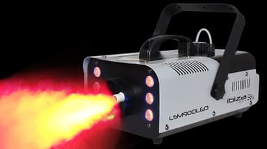Ibiza røgmaskine, 900 watt, LED + DMX