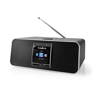 radio med FM/DAB+/Bluetooth, Sort/Sølv Elgiganten