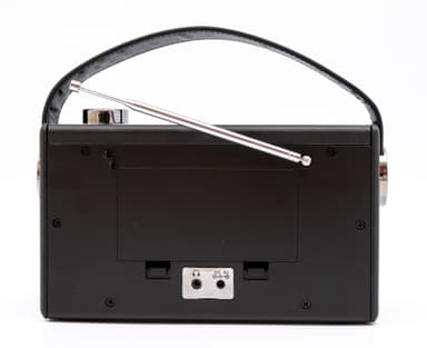 GPO Darcy Vintage Style Radio - Sort & Sølv