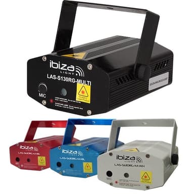 Ibiza Mini Firefly Laser - Rød