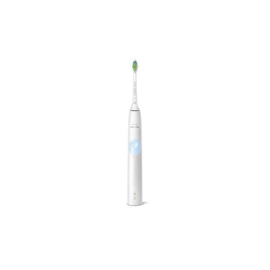 Philips Elektrisk tandbørste HX6807/35 Sonicare ProtectiveClean 4300 Genopladelig, Til voksne, Antal børstehoveder inkluderet 2, Antal tænder børstetilstande 2, Hvid/Mint