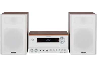 Kenwood M-820DABW , Minianlæg med BT/DAB+, 2 x 50 Watt, Hvid