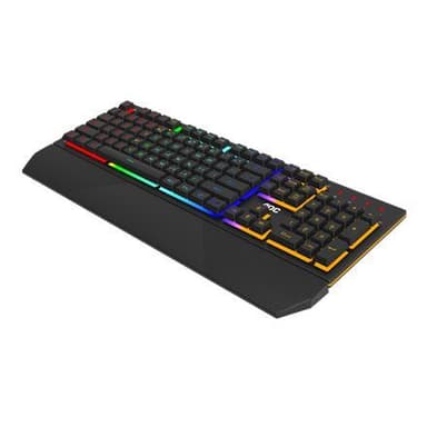 AOC Gaming Keyboard GK200 RGB LED-lys, QWERTY, Sort, Kablet, USB, Taster med mekanisk følelse