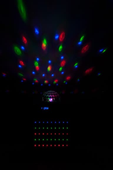 Boost Karaoke Festhøjtaler med Diskolys (Hvid)