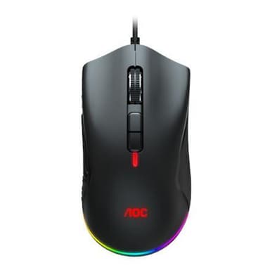 AOC Gaming Mouse GM530B Kabelført, 16000 DPI, USB Type-A, Sort