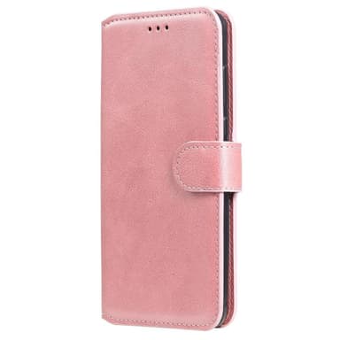 SKALO Samsung S21 FE Classic Pungetui - Rosa guld