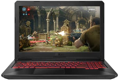 Asus TUF Gaming FX504 15,6" bærbar gamingcomputer (sort)