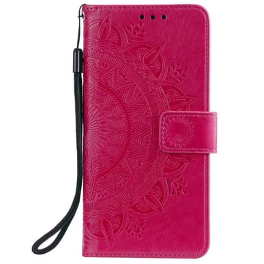 SKALO Xiaomi Mi 11 Lite Mandala Flip Cover - Cerise