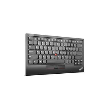 Lenovo ThinkPad TrackPoint Keyboard II Bluetooth (2,4/5 GHz trådløs via Nano USB -dongle), USA/engelsk, Pure Black, Integreret TrackPoint